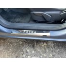 Накладки на пороги Opel Astra J