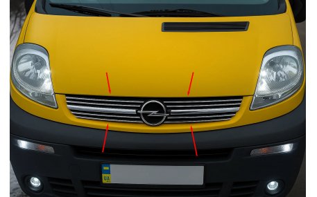 Хром накладки Opel Vivaro