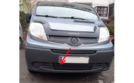 Зимняя накладка на решетку Opel Vivaro