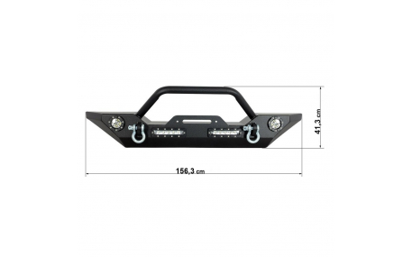 Бампер передний Jeep Wrangler JK