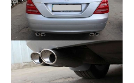 Насадка на глушитель Mercedes S-class W221