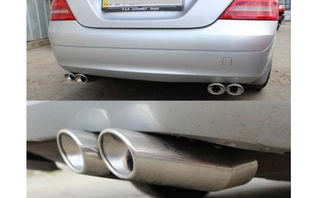 Насадка на глушитель Mercedes S-class W221