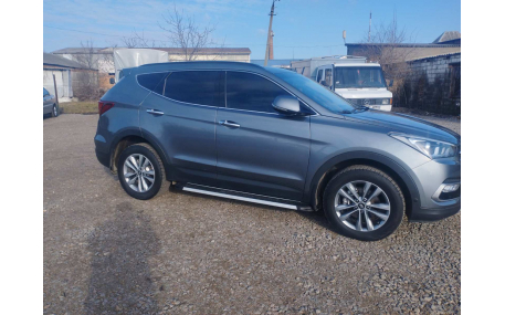 Подножки Hyundai Santa Fe