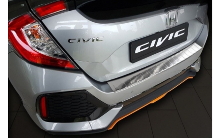 Накладка на задний бампер Honda Civic