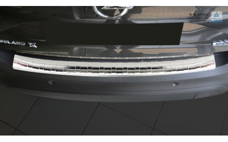 Накладка на задний бампер Opel Crossland X