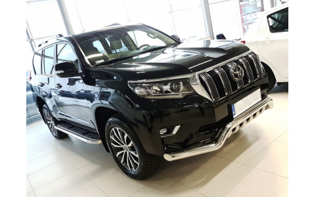 Накладка на задний бампер Toyota Land Cruiser Prado 150