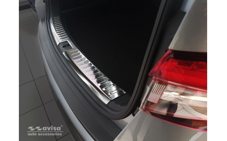 Накладка на задний бампер Skoda Kodiaq