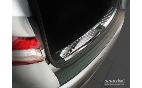 Накладка на задний бампер Skoda Kodiaq