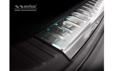 Накладка на задний бампер Skoda Kodiaq