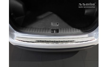 Накладка на задний бампер Hyundai Tucson 2018-2021