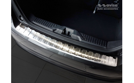 Накладка на задний бампер Ford Fiesta