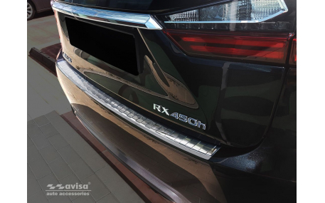 Накладка на задний бампер Lexus RX