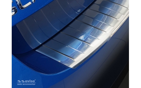 Накладка на задний бампер Skoda Scala