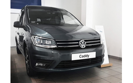 Накладка на задний бампер Volkswagen Caddy