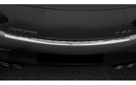 Накладка на задний бампер Mercedes C-class W205