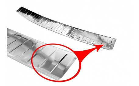 Накладка на задний бампер Skoda Kamiq