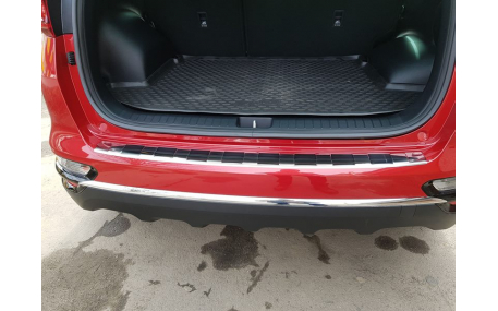 Накладка на задний бампер Kia Sportage 2018-2021