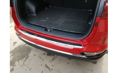 Накладка на задний бампер Kia Sportage 2018-2021