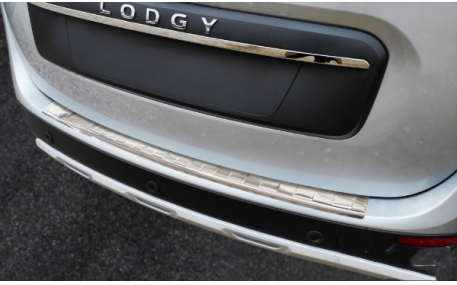 Накладка на задний бампер Renault Lodgy