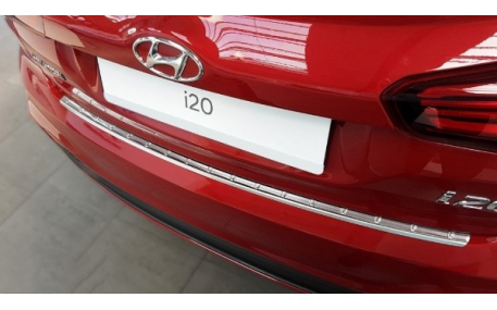 Накладка на задний бампер Hyundai i20