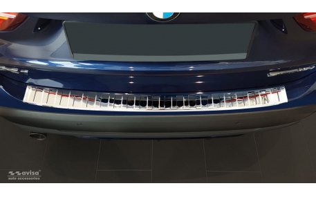 Накладка на задний бампер BMW X1 F48