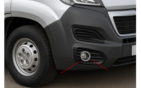 Хром накладки Citroen Jumper