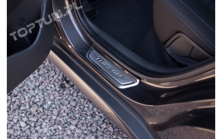 Накладки на пороги Hyundai Tucson