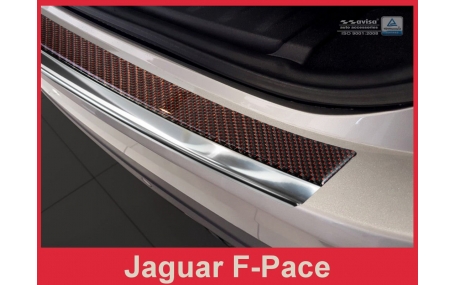 Накладка на задний бампер Jaguar F-Pace