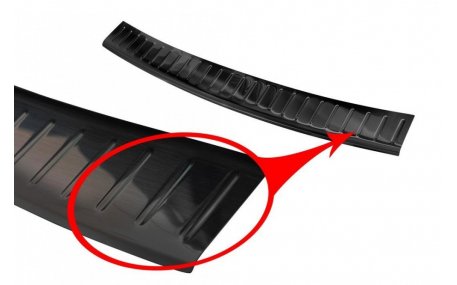 Накладка на задний бампер Volkswagen Golf 7