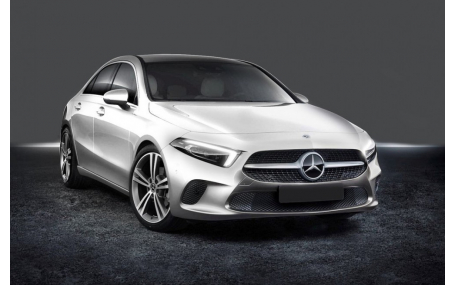 Накладка на задний бампер Mercedes A-class W177