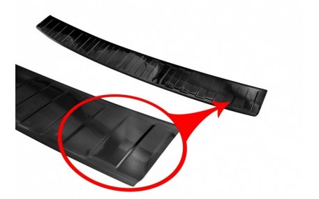 Накладка на задний бампер Skoda Kamiq