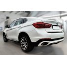 Накладка на задний бампер BMW X6 (F16)
