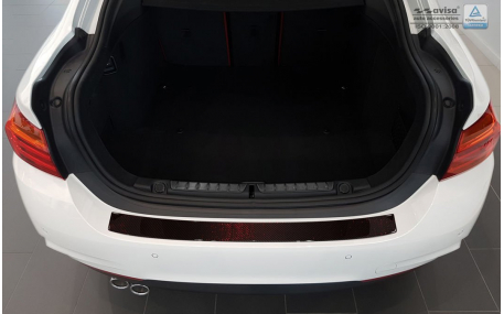 Накладка на задний бампер BMW F36