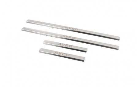 Накладки на пороги Chevrolet Aveo