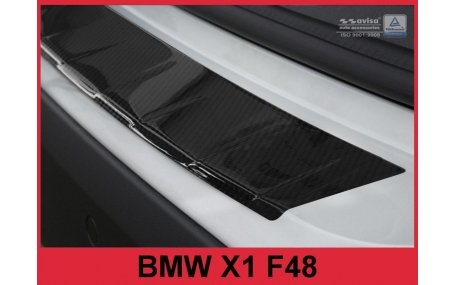 Накладка на задний бампер BMW X1 F48