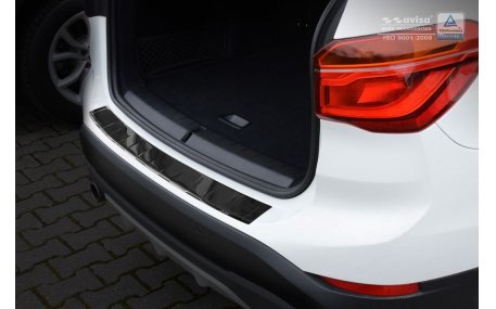 Накладка на задний бампер BMW X1 F48