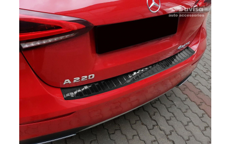 Накладка на задний бампер Mercedes A-class W177