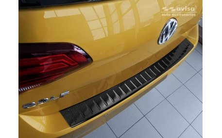Накладка на задний бампер Volkswagen Golf 7