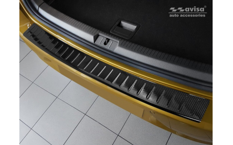 Накладка на задний бампер Volkswagen Golf 7