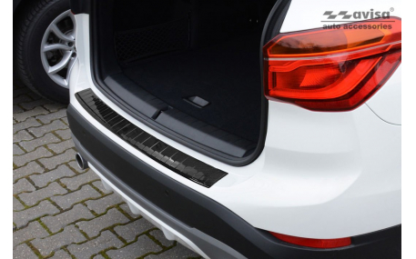 Накладка на задний бампер BMW X1 F48