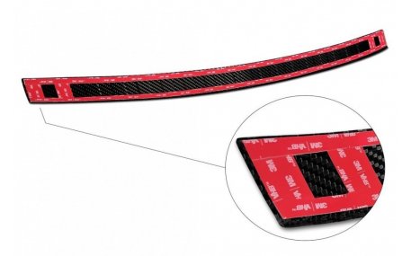 Накладка на задний бампер Audi Q2