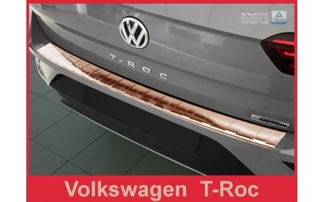 Накладка на задний бампер Volkswagen T-Roc