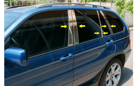 Хром накладки BMW X5 E53