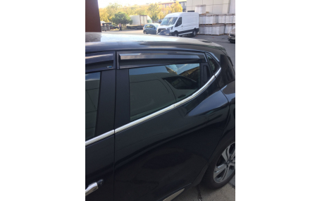 Дефлекторы окон Renault Clio 2012-2019