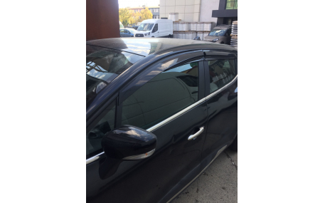 Дефлекторы окон Renault Clio 2012-2019