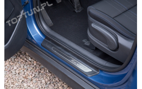 Накладки на пороги Hyundai Tucson
