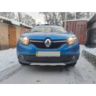 Зимняя накладка на решетку Renault Sandero