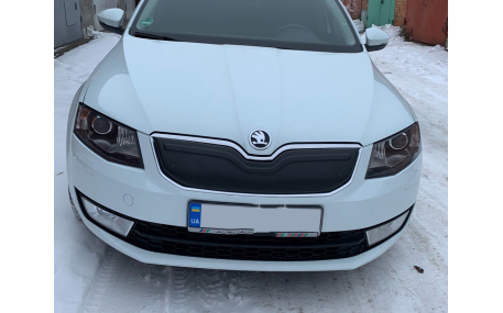 Зимняя накладка на решетку Skoda Octavia A7