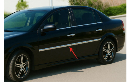 Хром накладки Opel Vectra C