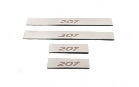 Накладки на пороги Peugeot 207